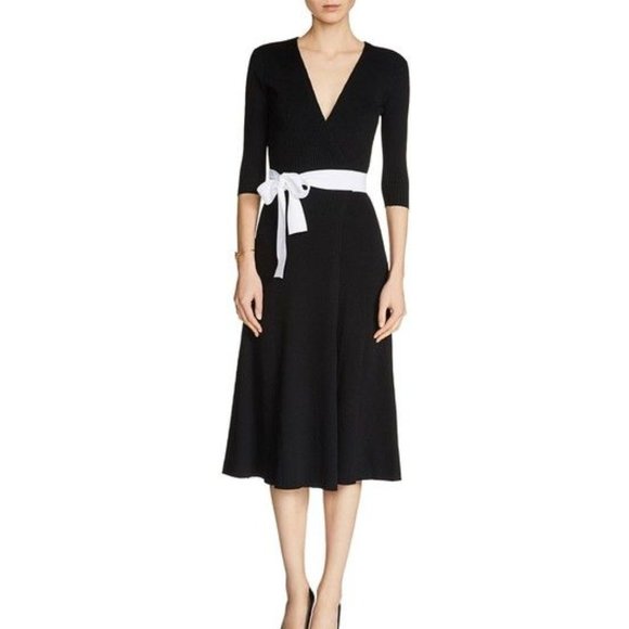 maje wrap dress